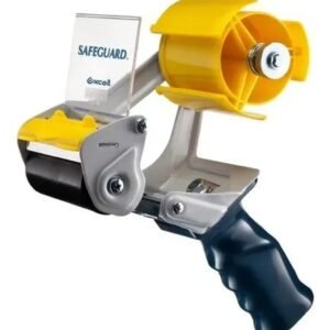 Despachador de Cinta de Embalaje Excell Safeguard de 2 Pulgadas - Pistola Aplicadora Industrial con Protector de Seguridad